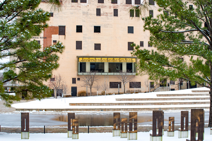 Photo: Promontory, Reflecting Pool, and Field of Empty Chairs