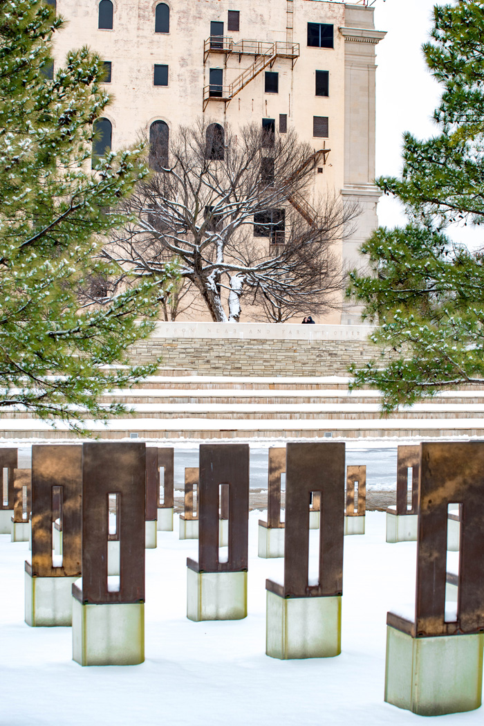 Photo: Promontory, Survivor Tree, and Field of Empty Chairs