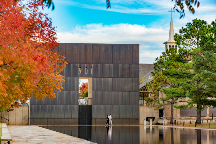 Photo: Reflecting Pool and 9:01 Gate