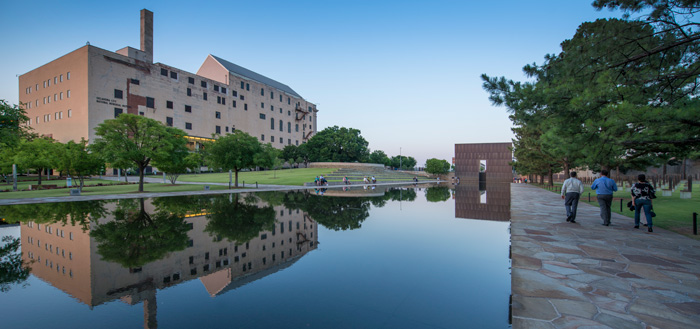 Photo: Reflecting Pool, Museum, and 9:01 Gate