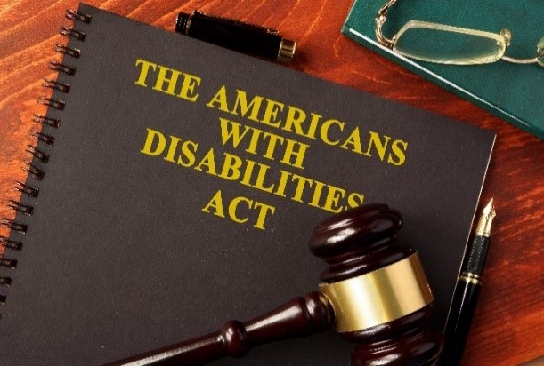 A book with title: The Americans with Disabilities Act.