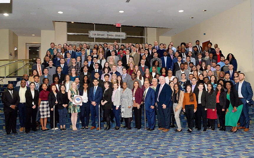 Photo of a large group of DDETFP fellows, faculty advisors and staff.