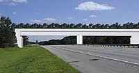 Image of bridge spanning highway
