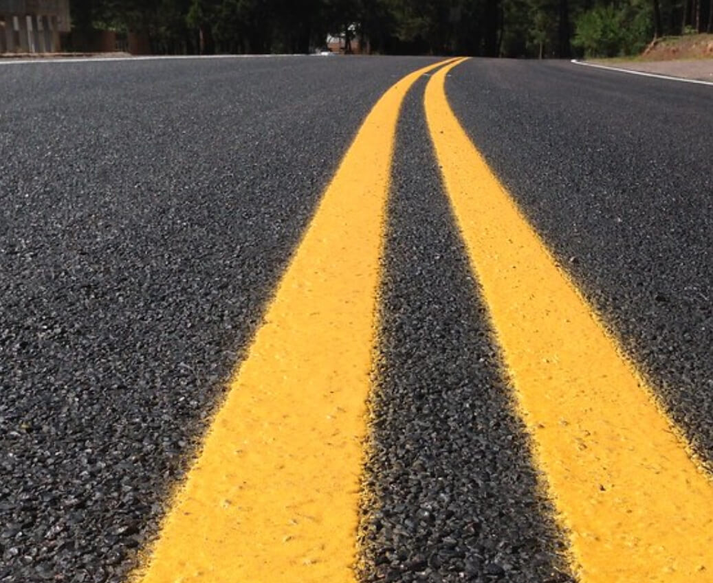 Image of open asphalt roadway