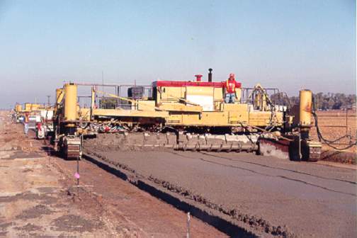 Photo of Concrete Pavement Placement