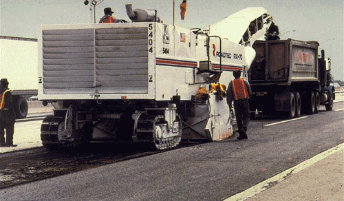 Figure 5-4. A full lane cold milling machine.