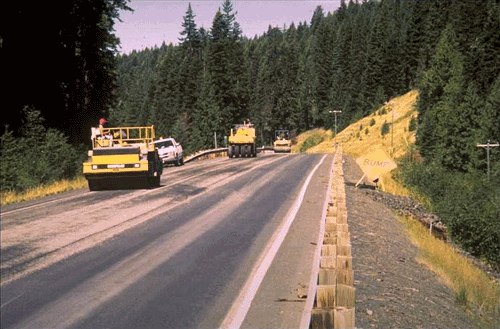 Figure 16-12. Rollers used for compaction of cold recycled mixes.