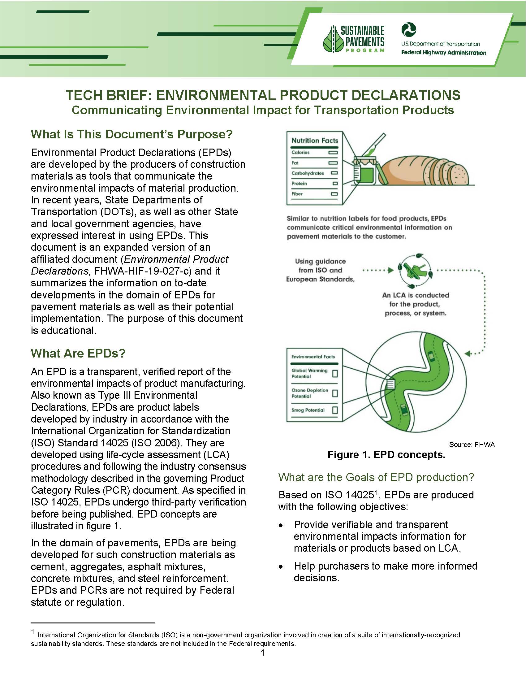 Tech Brief: Environmental Product Declarations
