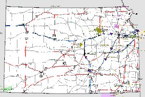 small map of the NHS in Kansas