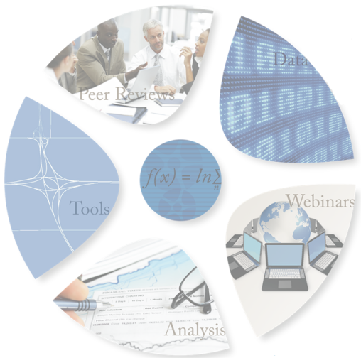 Report cover. Peer review, Tools, Analysis, Webinars, Data. 