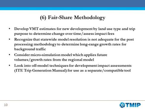 6. fair-share methodology