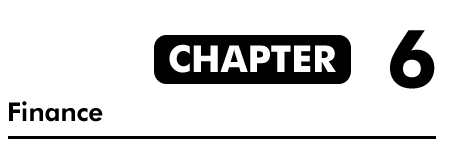 Chapter 6: Finance 