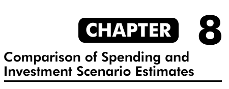 Chapter 8: Comparison of Spending and Investment Scenario Estimates