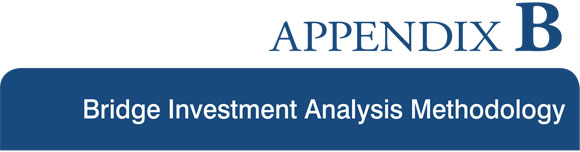 Appendix B Bridge Investment Analysis Methodology