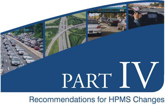 Part IV Recommendations for HPMS Changes