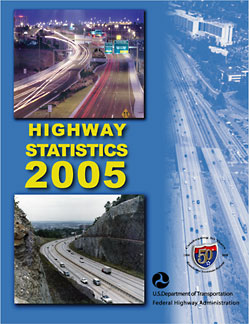 Cover of Highway Statistics 2004 with a photo of interstate highways.
