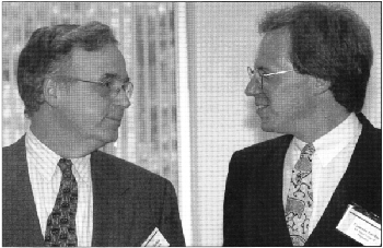 Photo of Dick Mudge and Cameron Gordon