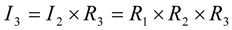 (11) I for the third period is equal to I from the second period times R for the third period. This is equal to R for the first period times R for the second period times R for the third period.