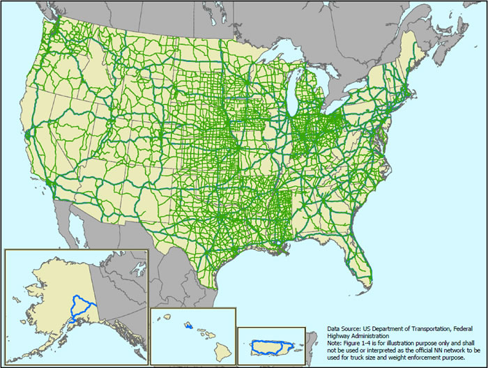 Figure 1-4: National Truck Network