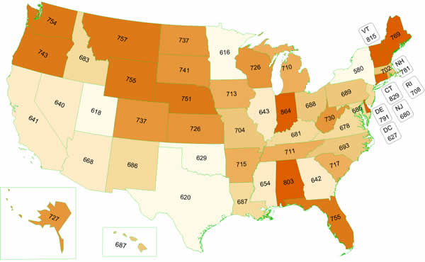 Caliper Corporation Map Image