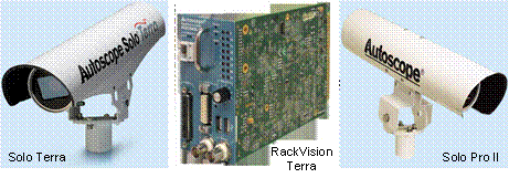 Three images: Solo Terra; RackVision Terra, and Solo Pro II