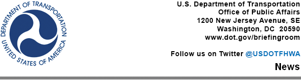 U.S. Department of Transportation, Office of Public Affairs, 1200 New Jersey Avenue, SE, Washington, D.C. 20590, www.dot.gov/briefingroom - News