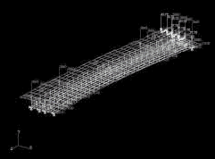 Example of a finite element model