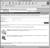 Screenshot of DataPave software