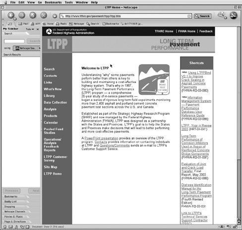 LTPP screenshot