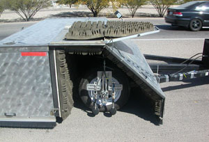 Arizona's methods for measuring pavement noise on the rubberized asphalt test roads include measuring at the tire/pavement interface of one tire on a trailer 