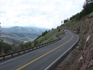 A Photo of Grand Loop Road, Yellowstone National Park.