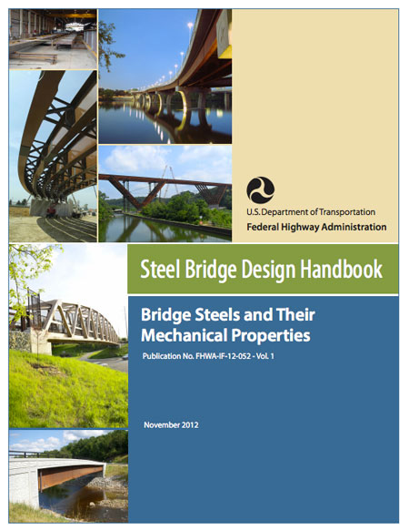 The cover of Volume 1 of FHWA's Steel Bridge Design Handbook.