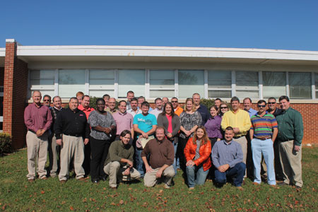 A group shot of participants at FHWA's Maintenance Leadership Academy, held in TN in fall 2012.