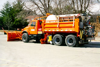 winter maintenance truck photo