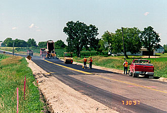 Wisconsin rural road photo