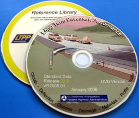 Figure 2. Photograph of the SDR22 DVD and accompanying 2008 Reference Library DVD.