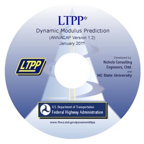 Image of LTPP* Dynamic Modulus Prediction software CD