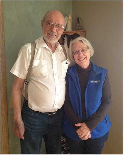 This photograph is of Jim Cable and his wife, Liz. The source credit line reads “Source: FHWA.”