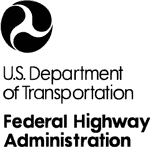 The logo of the Federal Highway Administration.