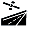 Logo. The Exploratory Advanced Research Program's logo of a satellite over a highway-representing operating systems and reducing congestion.