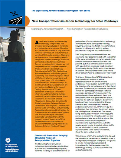 Cover image of Fact sheet FHWA-HRT-20-014