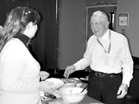 CFC Keyworkers conducting bake sale.