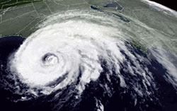 Image of hurricane. 