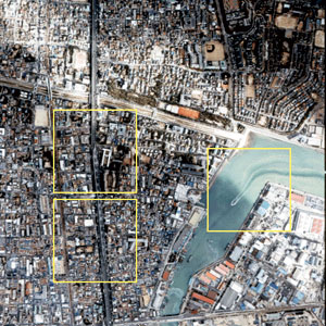 Satellite image. 