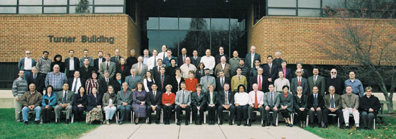 Group photo of the Federal researchers and staff at TFHRC 