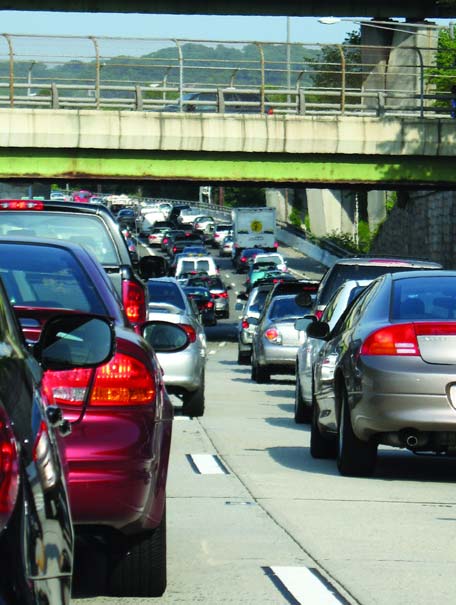 Traffic congestion in Washington, DC.