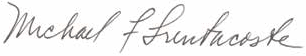 Signiture Michael F. Trentacoste