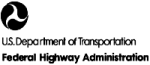 DOT logo, U.S. Department of Transportation, Federal Highway Administration