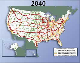 2040 Congestion Map