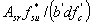 Equation 34.  The equation reads A subscript sr times f superscript star all divided by open parentheses b prime times d times f prime subscript c close parentheses.